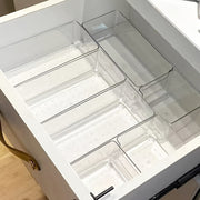 2024 Transparent PET Drawer Organizer for Desk Stationery and Cosmetics