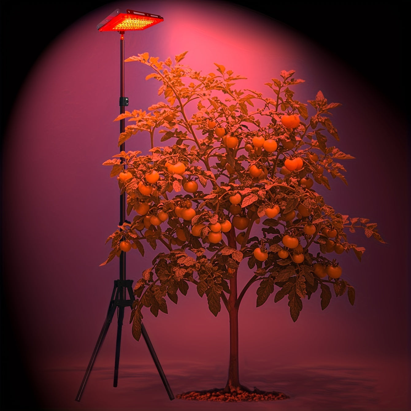 50W LED свет для выращивания растений с регулируемой стойкой для комнатных и крупных растений