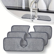 Fast-Drying Microfiber Sink Mat Spill-Proof Moisture-Absorbing Bathroom Pad