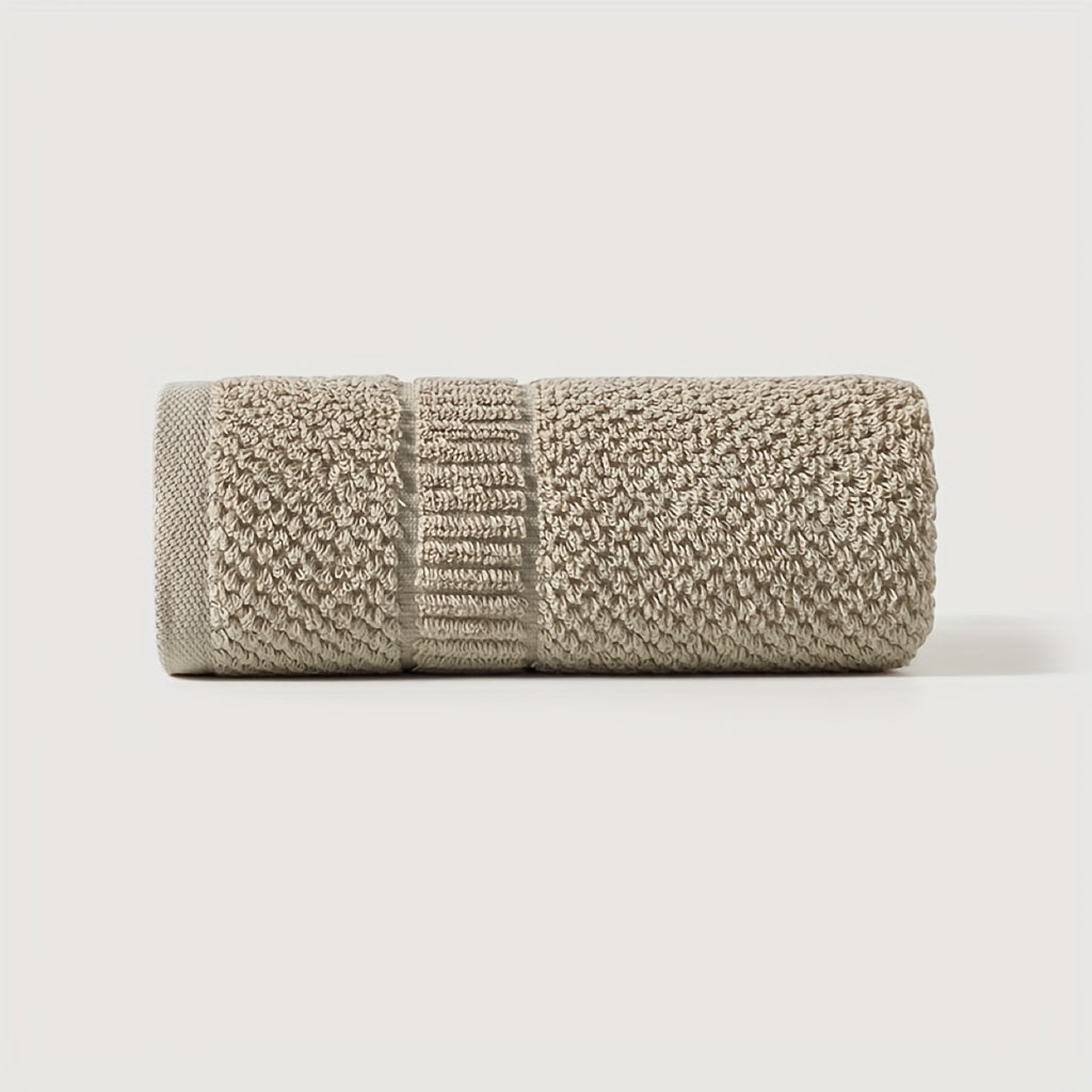 Set of 4 Cotton Long-Haired Face and Hand Towels 34x34cm Soft Absorbent Quick-Drying