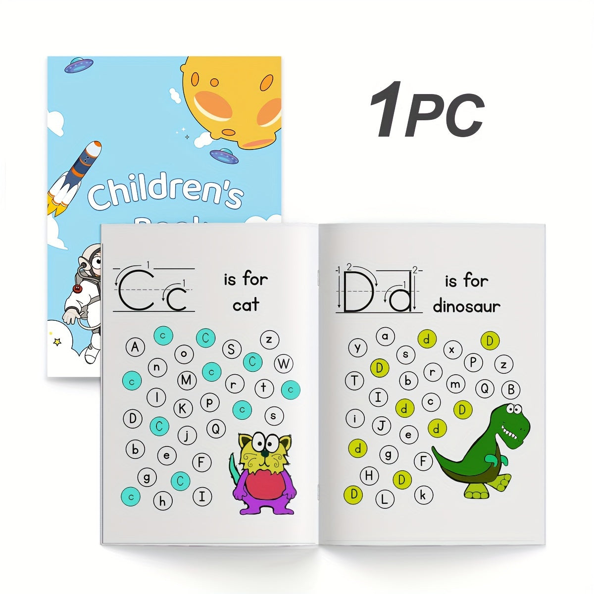 Children's Alphabet Book for Kids Ages 5+ Educational Cognitive Development
