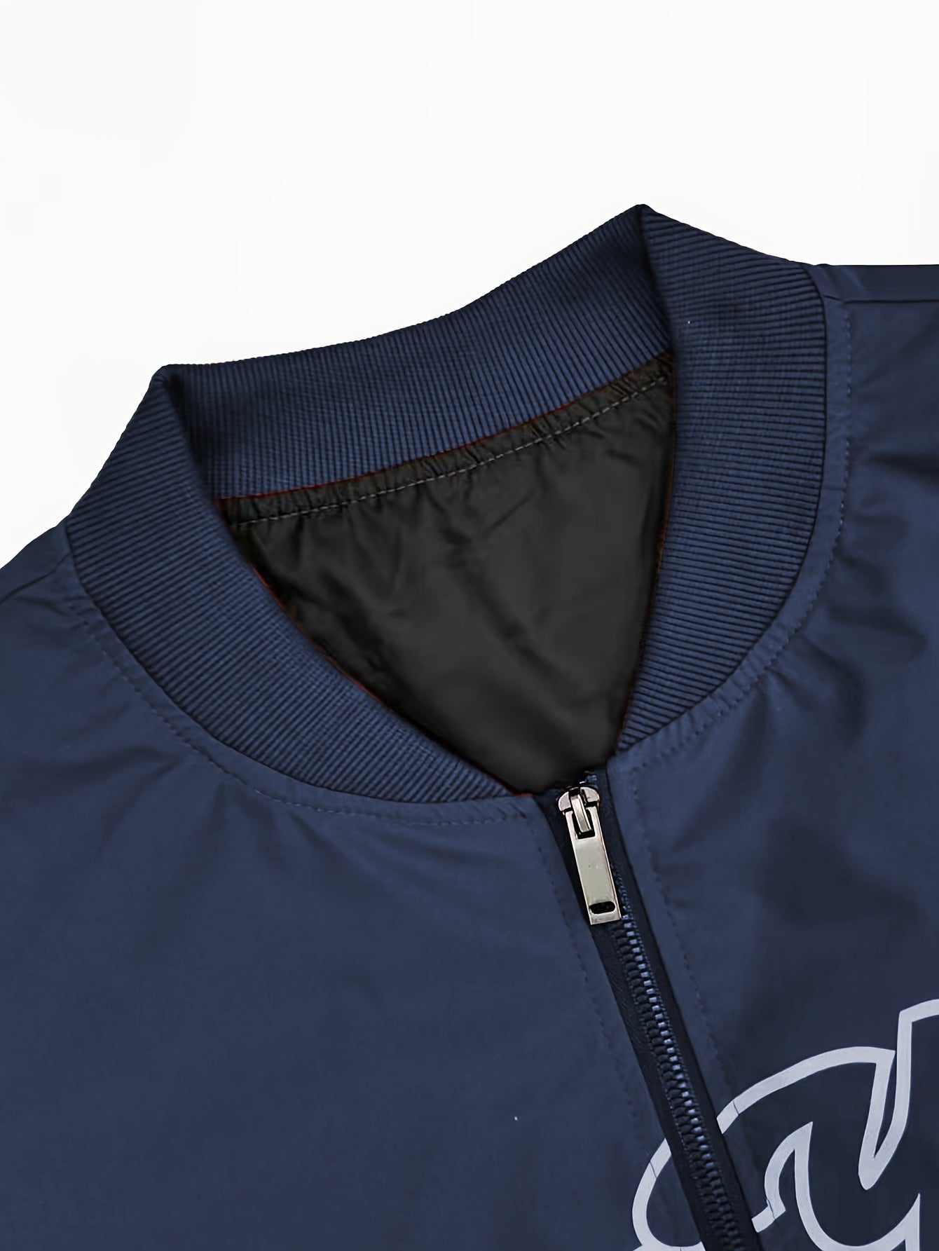 Erkaklar 'YANGI YORK...' Print Bomber Kurtkasi