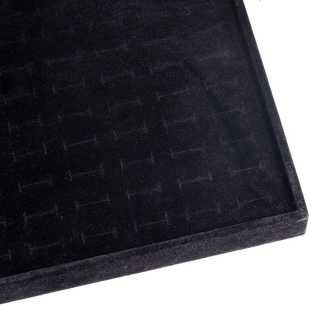 Velvet Jewelry Display Tray for Rings Earrings and Studs Organizer Storage