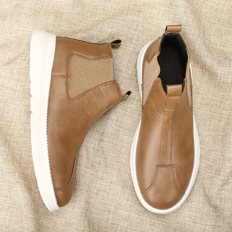 Botines Chelsea para hombre, de estilo slip-on, con suela de EVA para senderismo, casuales y para todas las estaciones