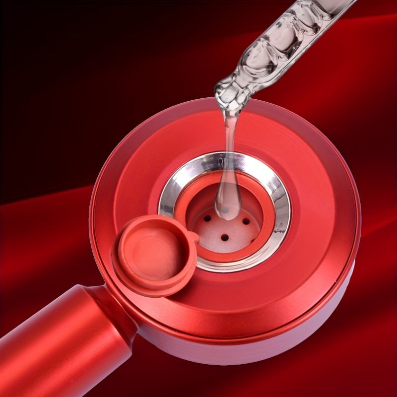 USB orqali zaryadlanadigan elektr bosh massaj qiluvchi taroq, 1400mAh batareya, 3 rejim, suyuqlik to'ldirish, ergonomik dizayn, almashtiriladigan boshlar.