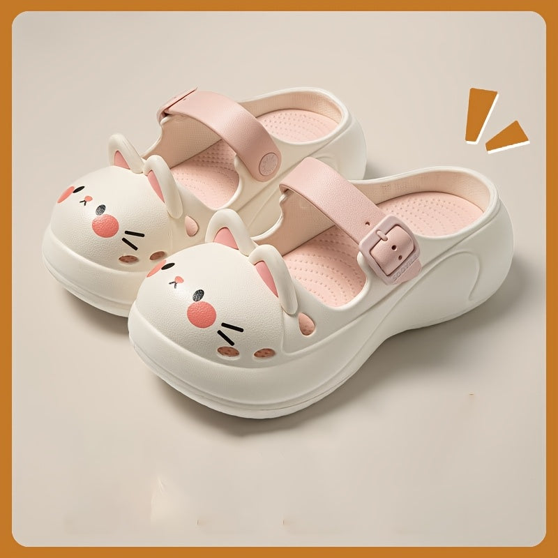 Women's Summer Slip-Resistant Closed-Toe Shoes with Thick Soles