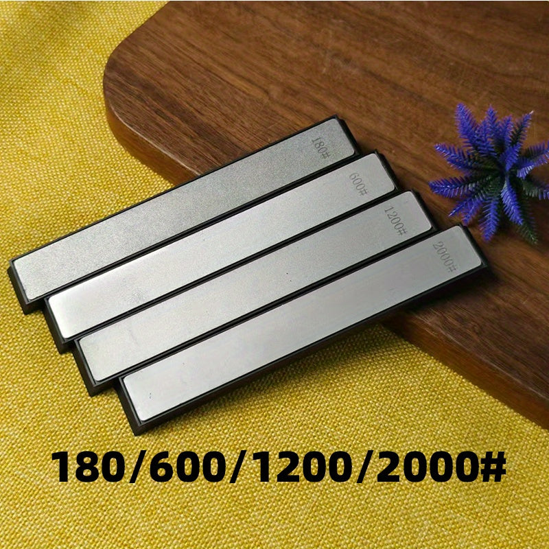 Oshxona pichoqlari uchun olmos whetstone pichoqni silliqlash to'plami, 4 ta.