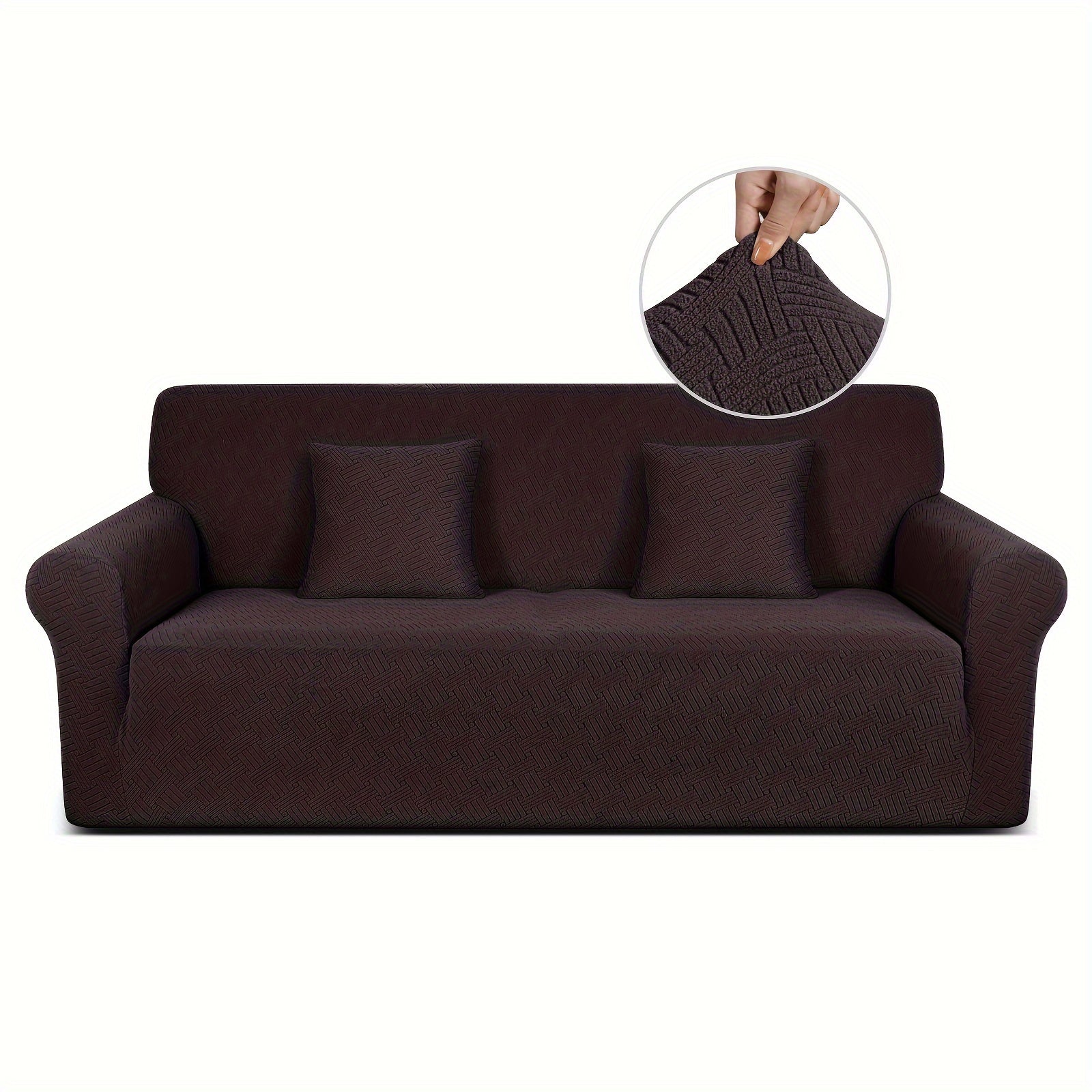 Thickened Jacquard Sofa Cover All-Elastic Bottom for 1-4 Seater Pet-Friendly