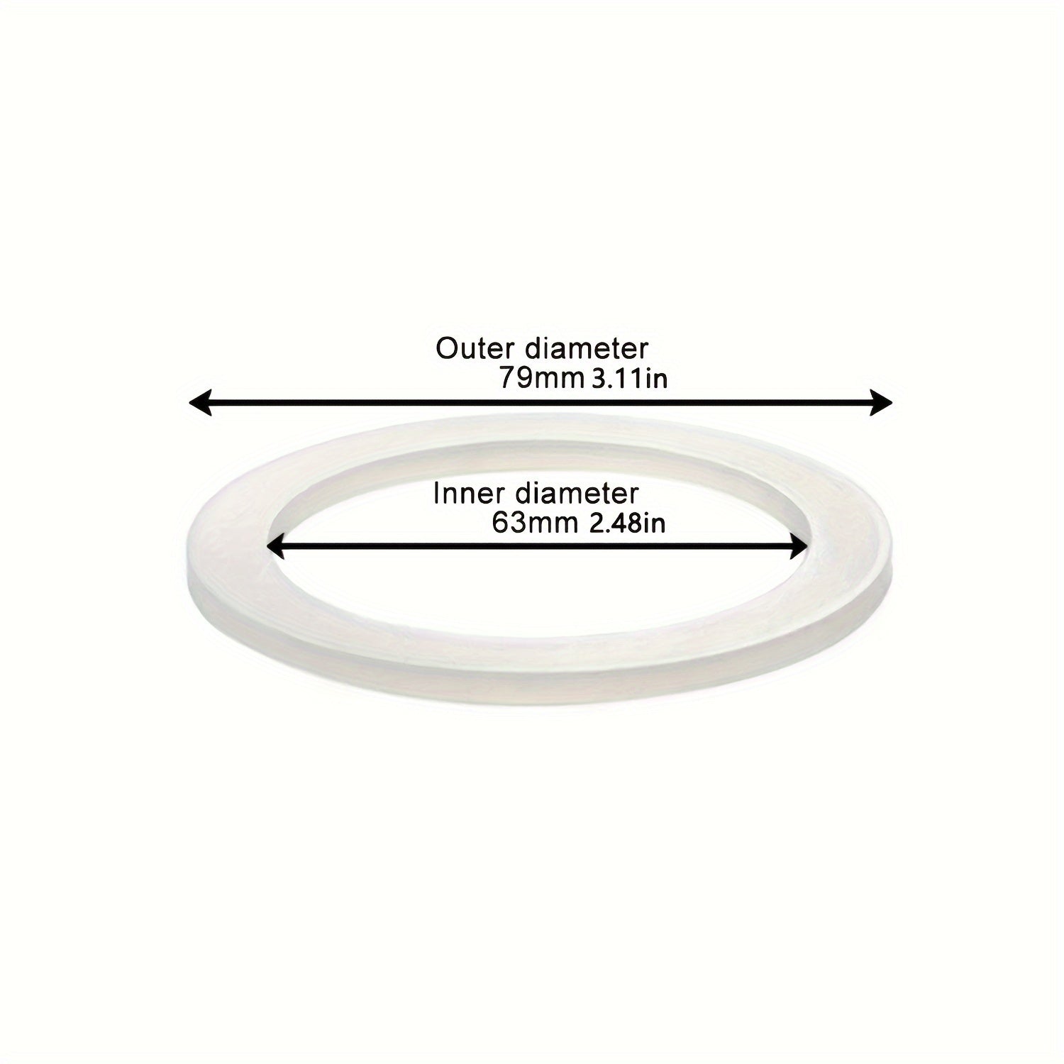 Silicone Ring Accessories for Moka Pot or Coffee Pot, Multiple Sizes, Pack of 3 or 10