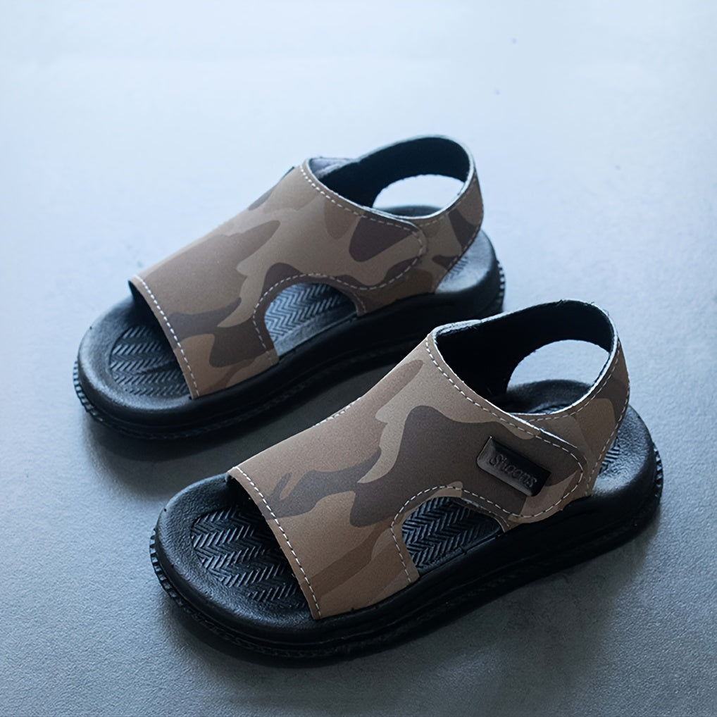 Children's Summer Sandals for Water Activities and Outdoor Play with Soft Grip and Magic Strap