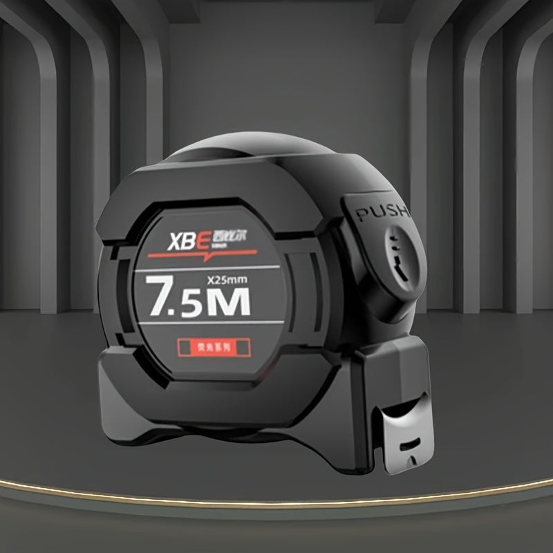 1 шт. Промышленная пластиковая самозапирающаяся флуоресцентная рулетка, доступная в длине 5,0 м / 7,5 м / 10,0 м, изготовленная из прочной углеродной стали, подходит для повседневного использования в офисе или в качестве промышленных ручных инструментов.