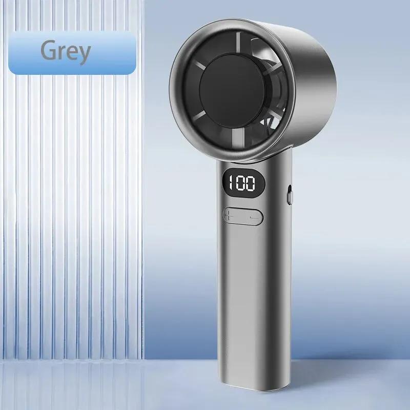 Portable Handheld Fan with 120 Wind Speeds Bladeless USB Rechargeable Electric Eyelash Fan