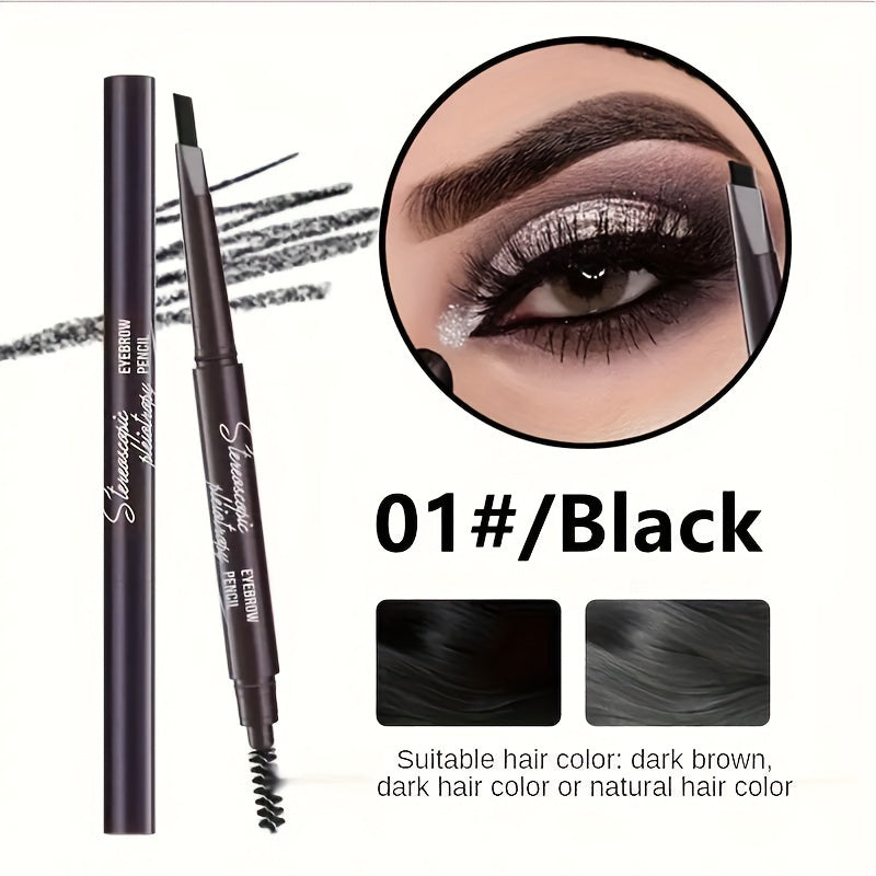 Women Waterproof Double-Ended Eyebrow Pencil Long-Lasting Smudge Proof