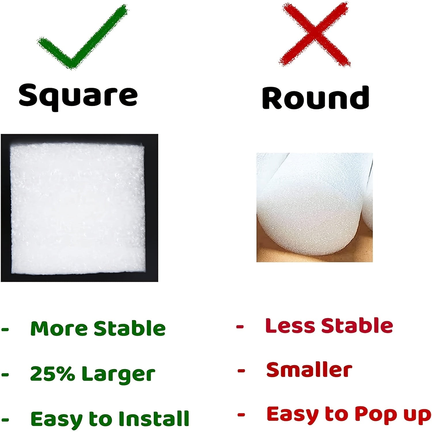 White Foam Sofa Cover Tuck Grips Set of 6 or 12 Non-Slip Gap Fillers