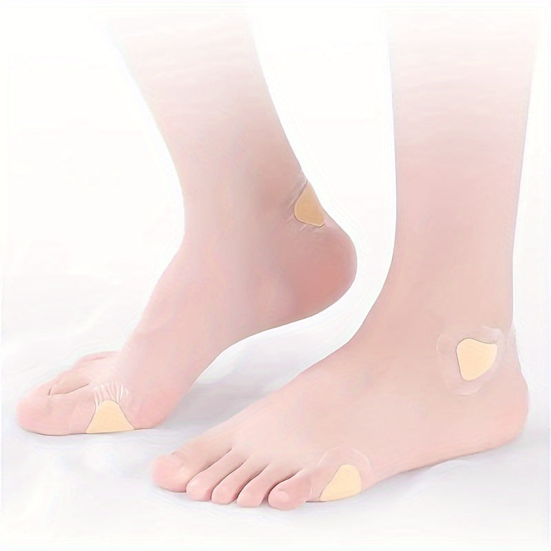 10pcs Gel Heel Protectors Adhesive Foot Pads for Comfort Support