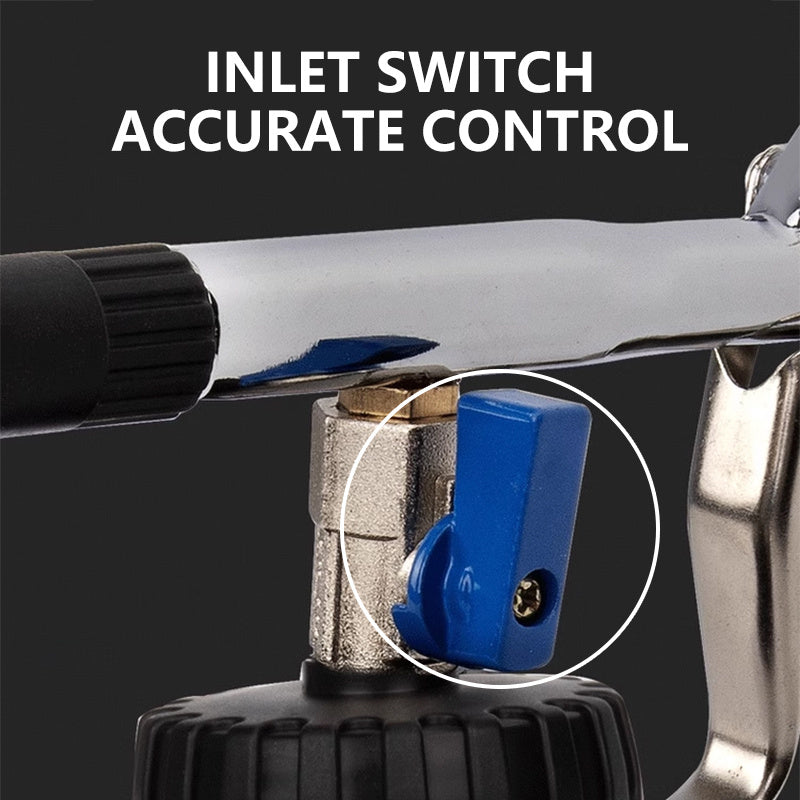 Pneumatic Car Wash Gun Aluminum Spray Bottle Interior and Engine Cleaning Tool