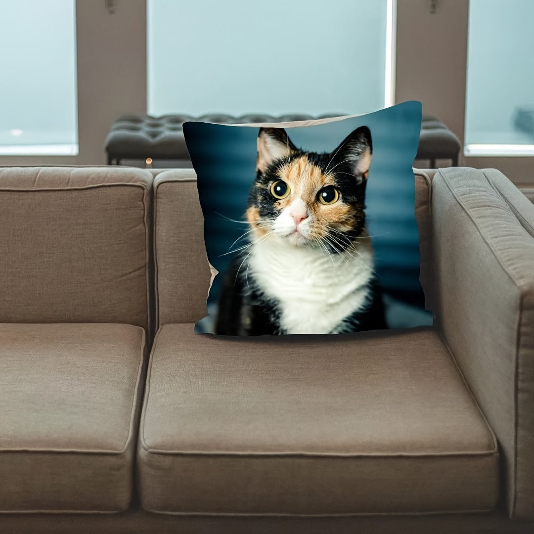 Personalized 18x18 Decorative Pillow Cover with Custom Photo for Valentine's Day or Gift