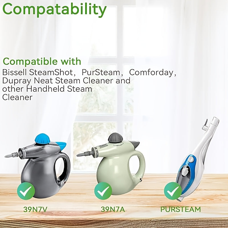 Set of 4 Reusable Microfiber Steam Mop Pads for Handheld Steam Cleaners