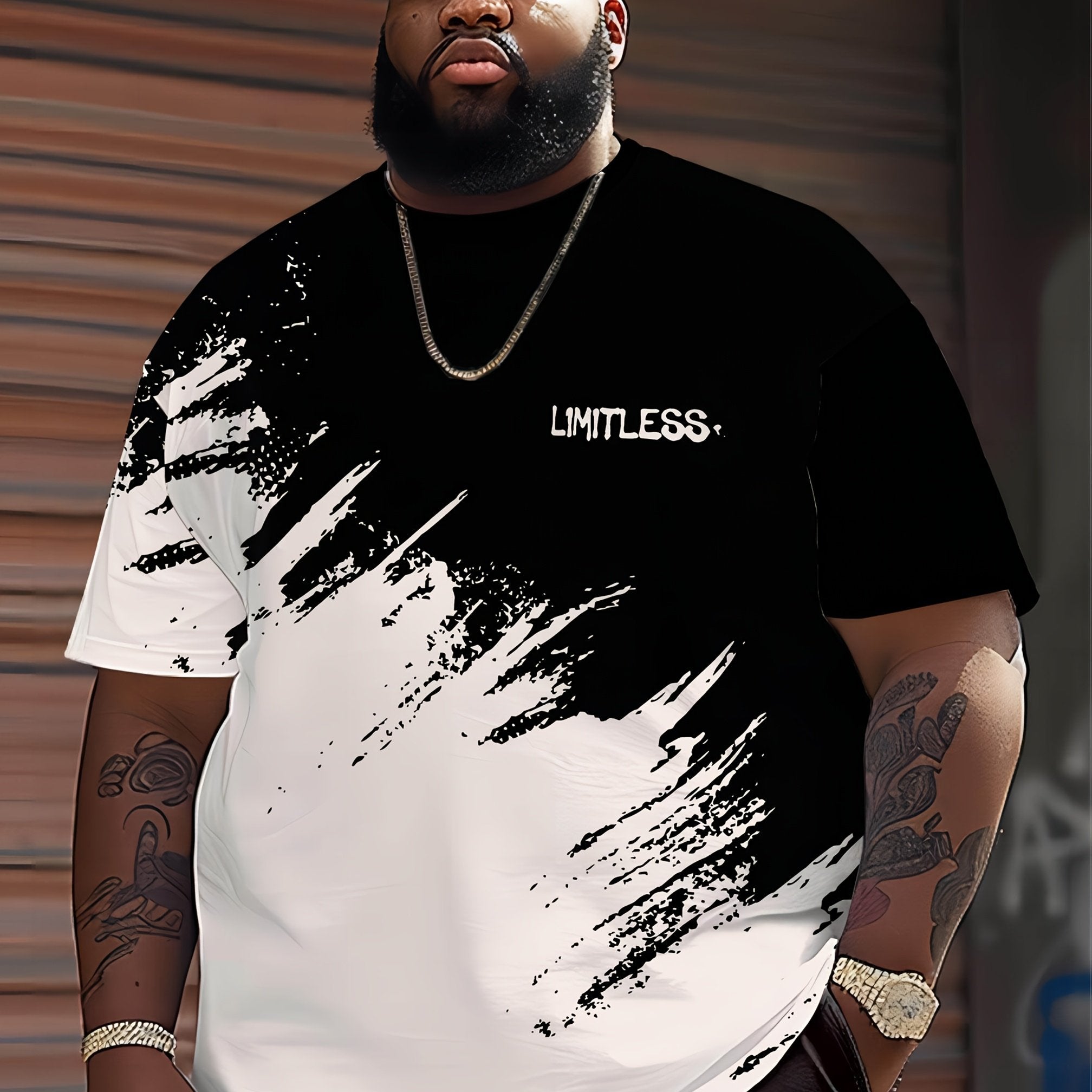 Camiseta de verano para hombre con impresión 3D, cuello redondo, ropa casual elástica