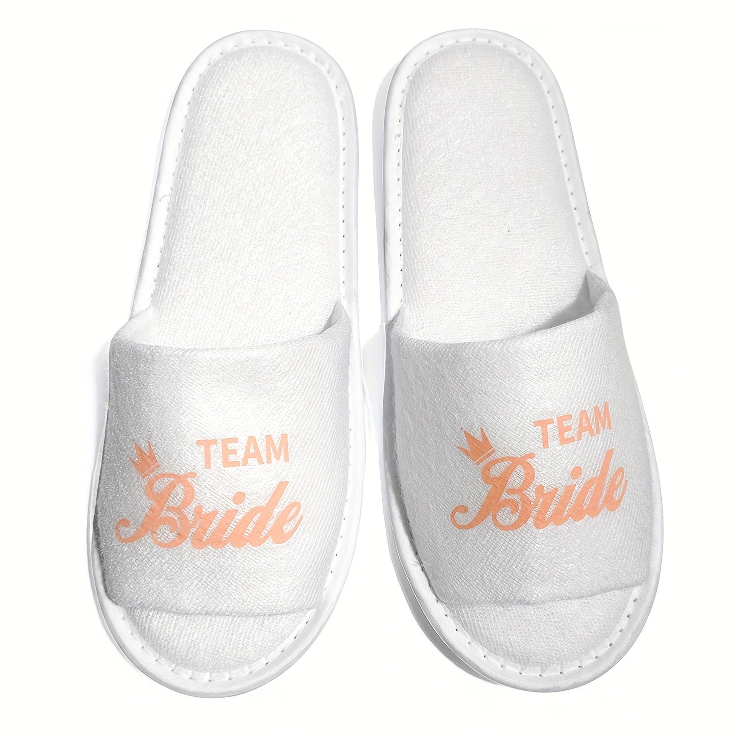 Women's Open-Toe Soft Sole Cozy Slippers for Wedding Party