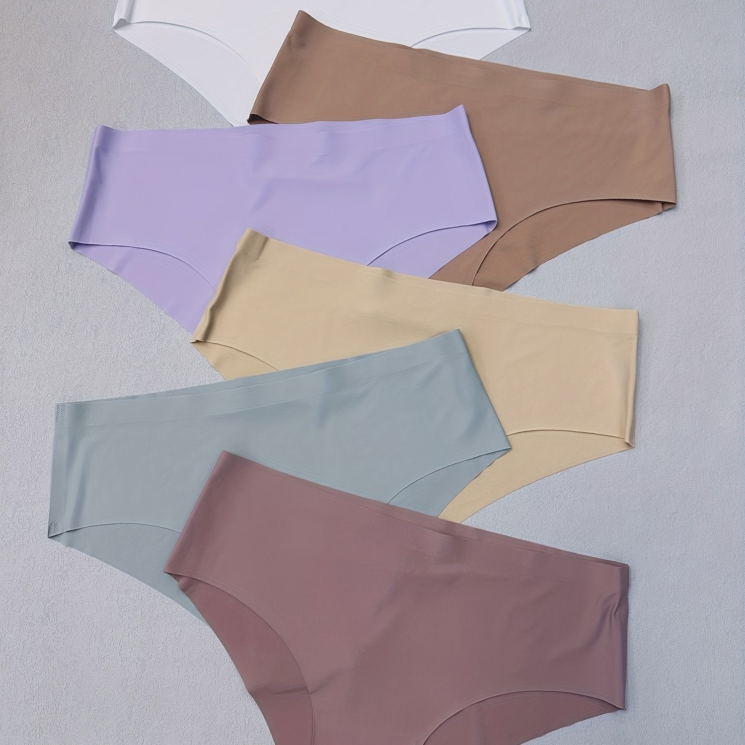 Women's Seamless Thongs 6 Pack Low Waist Soft Quick-Drying Breathable