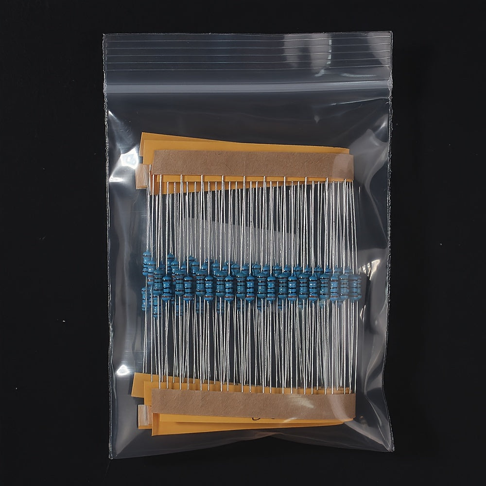 120pcs Automotive Airbag Repair Resistor Kit 2 Ohm to 3.3 Ohm 1/4W 1%