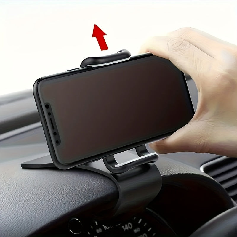 ABS Material Dashboard Car Phone Holder Rotatable Mount Anti-Slip Clamp Auto Device Support