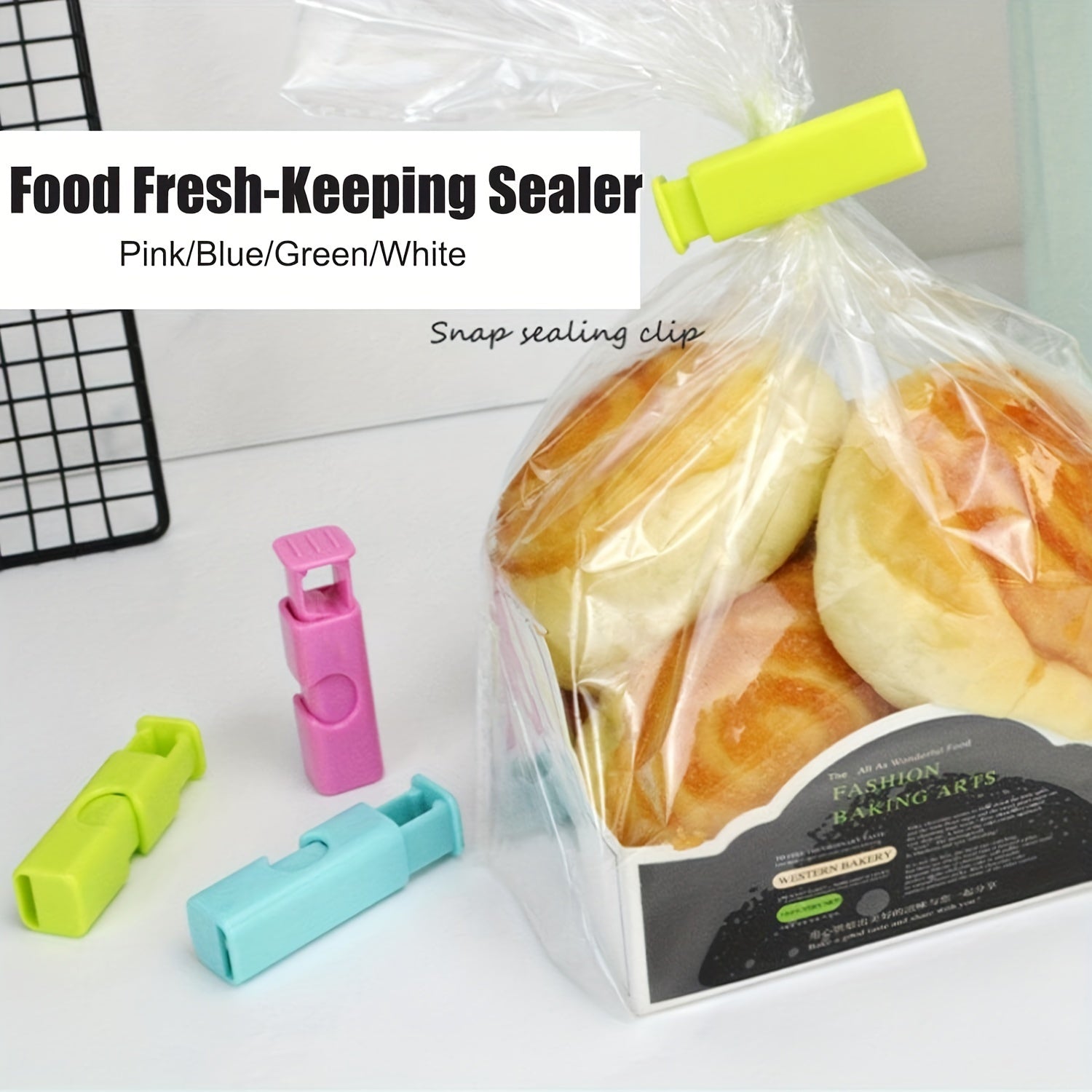 Food Preservation Sealing Clips Spring Clamp Multi-Purpose Plastic Sealer