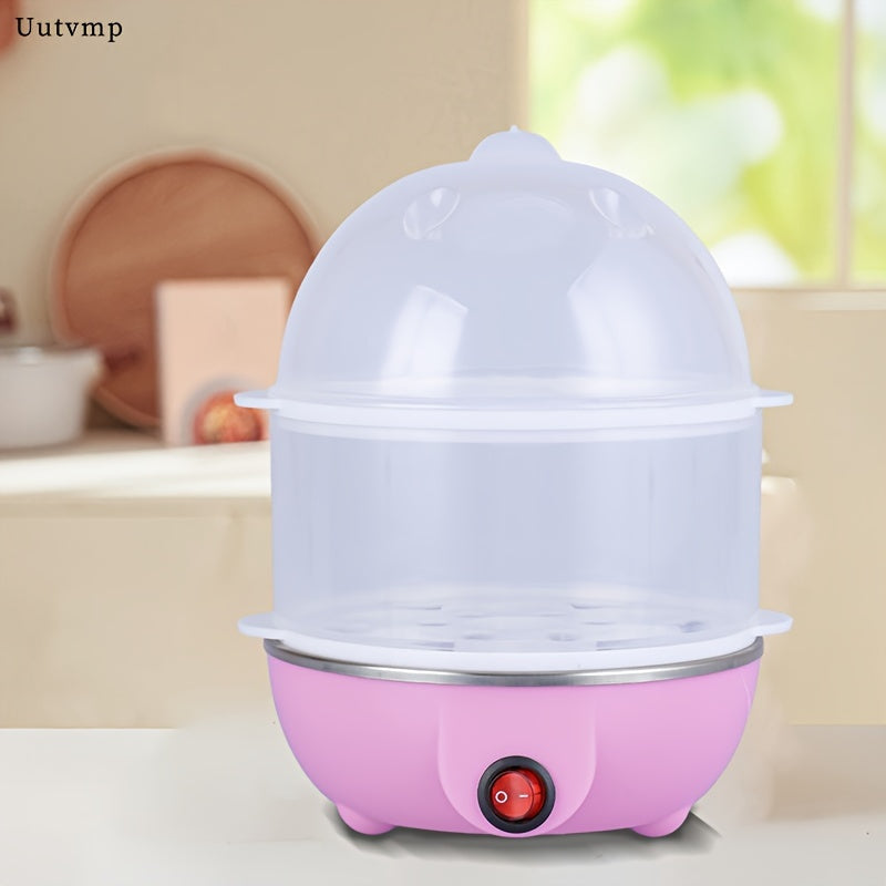 2-in-1 Egg Boiler and Steamer with Auto Power Off