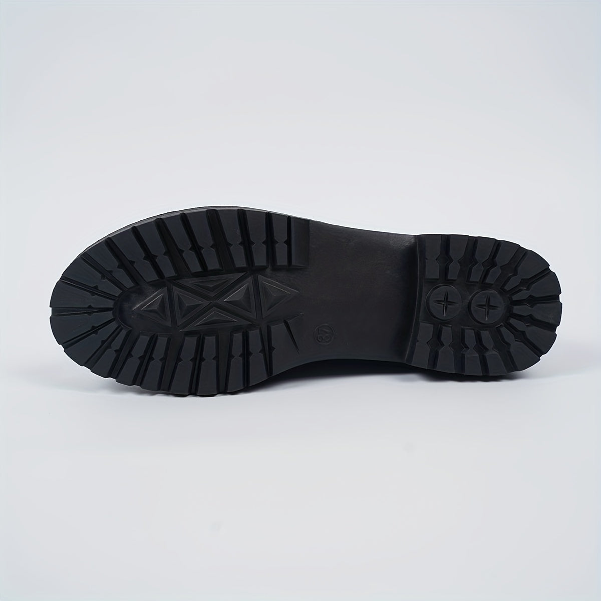 Women Solid Color Penny Loafers Water-Resistant Slip-On Casual Shoes