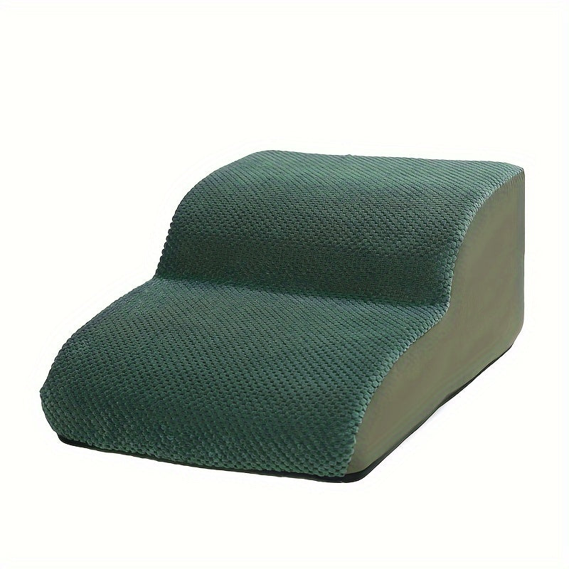 Изогнутый собачий трап для высоких кроватей и диванов, нескользящая моющаяся ткань, для маленьких и средних собак, внутренние ступеньки для домашних животных