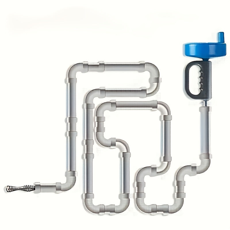 10m Flexible Spiral Wire Drain Clog Remover Manual Plumbing Snake for Kitchen Bathroom Commercial Use