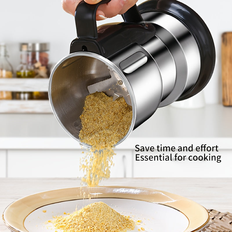 Мини-электрическая кофемолка для дома с однокнопочным управлением, защитой от перегрева, измельчением специй и зерен