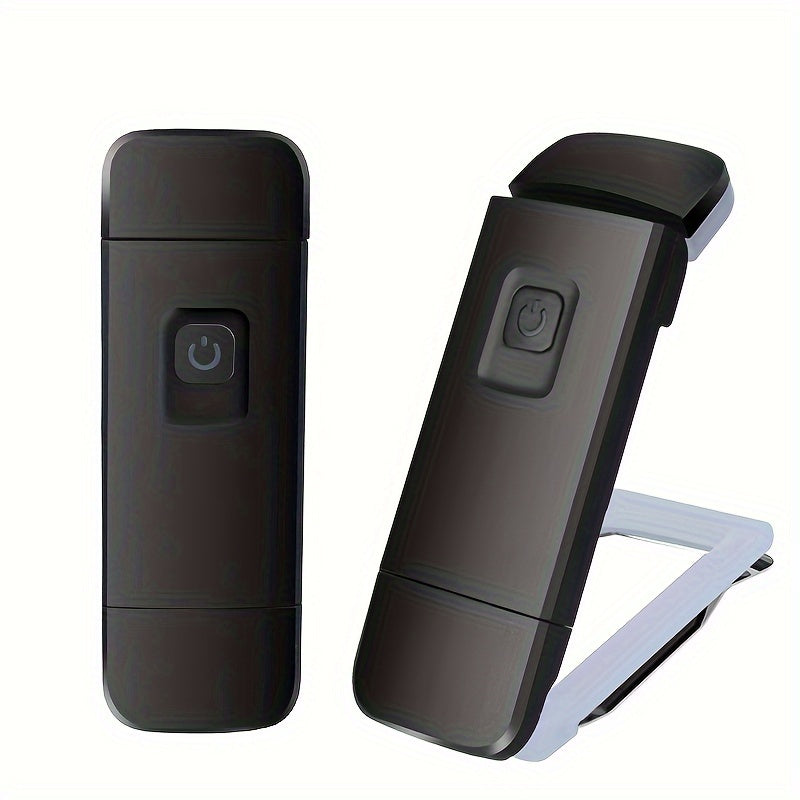 Rechargeable LED Clip-On Book Light with Adjustable Brightness Eye Protection and Portable USB Power