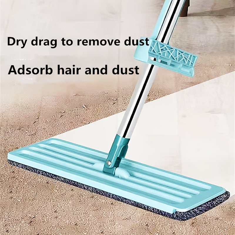 4 Pack Long-Handled Spin Mops for Wet and Dry Floor Cleaning