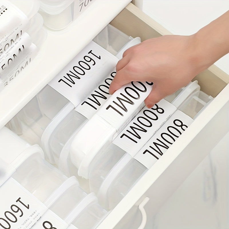 Multi-Size Plastic Food Storage Containers with Soft Lids for Meat Fruits Vegetables