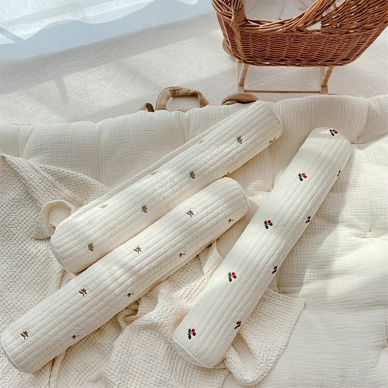 Embroidered Quilted Kissing Pillow Bedside Safety Charm Decorative Pillow for Christmas or Halloween