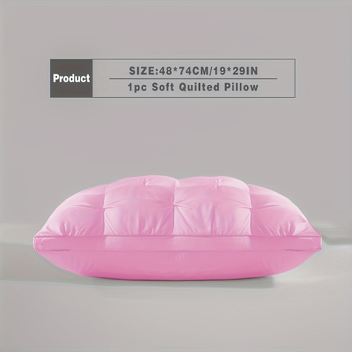 Pillow Cushions 48x74cm Medium Comfort Cotton for Home Hotel Gifting