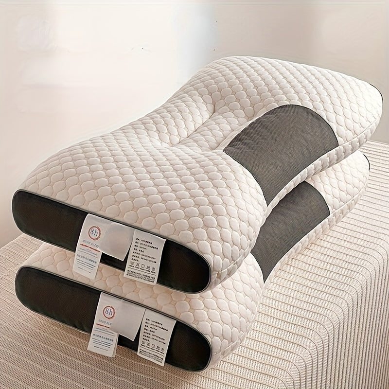 3D Massage Pillow for Neck and Sleep Support Knitted Bed or Dorm Pillow