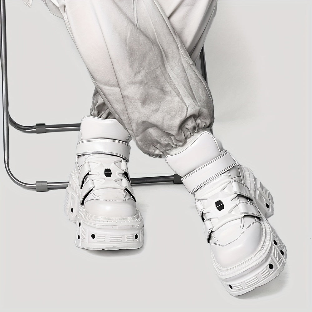 Women's Gothic Ankle Boots with Thick Platform High Heel EVA Outsole