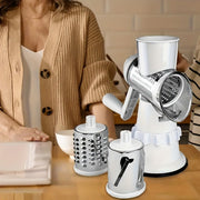 Multifunctional Fruit and Vegetable Cutter Set with Container and Cheese Grater