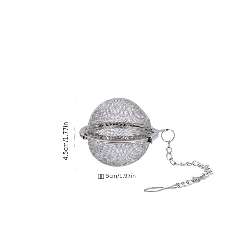 Premium 304 Stainless Steel Tea Ball Pack for Loose Leaf Tea Brewing