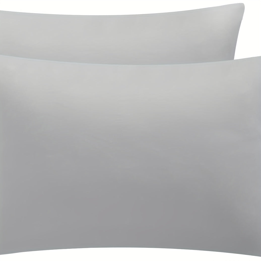 Grey Water-Resistant Pillow Protector Cover Made from Durable Polyester 105gsm