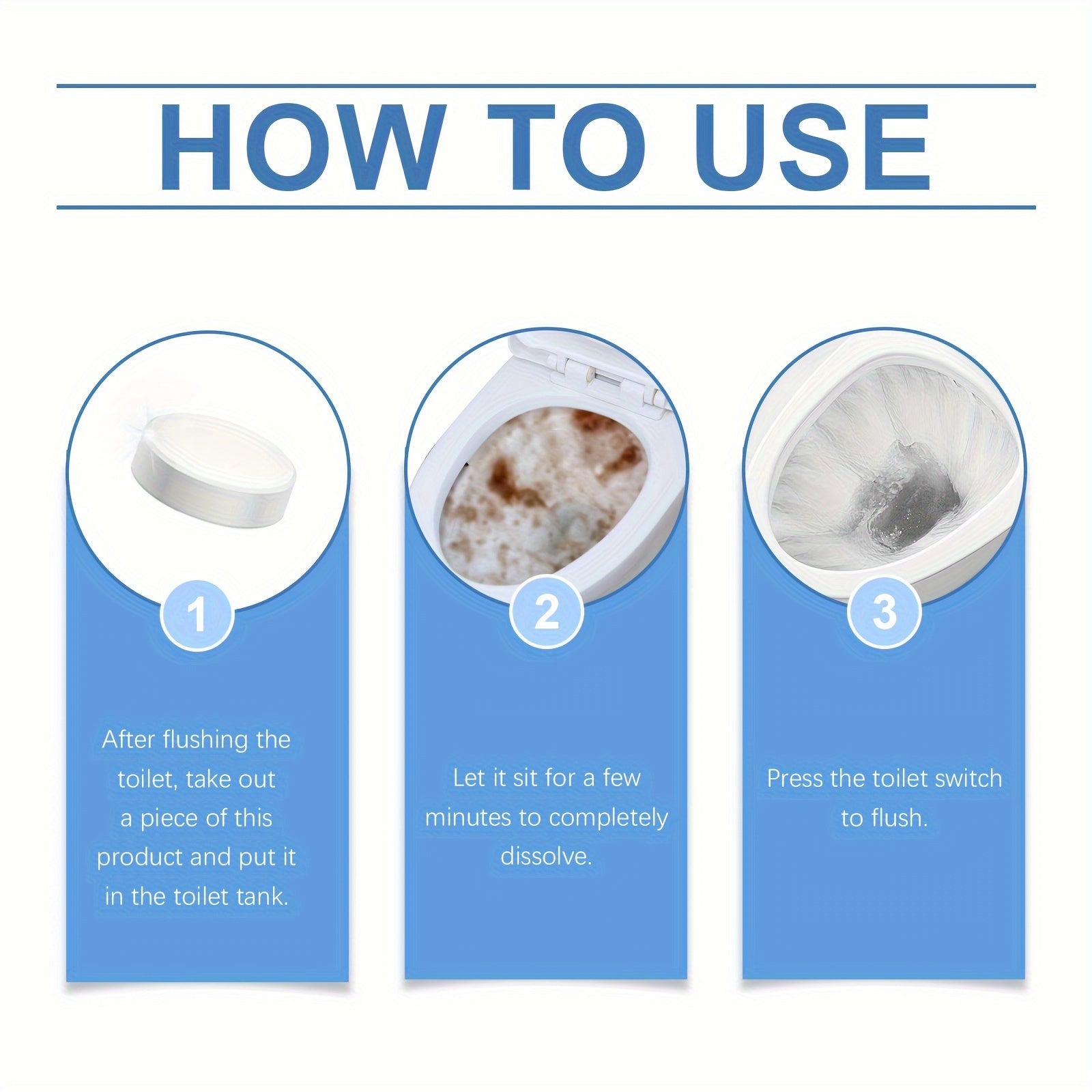 RV Toilet Cleaner Powder Pack of 10 Odor Elimination Stain Removal for RV Bathrooms