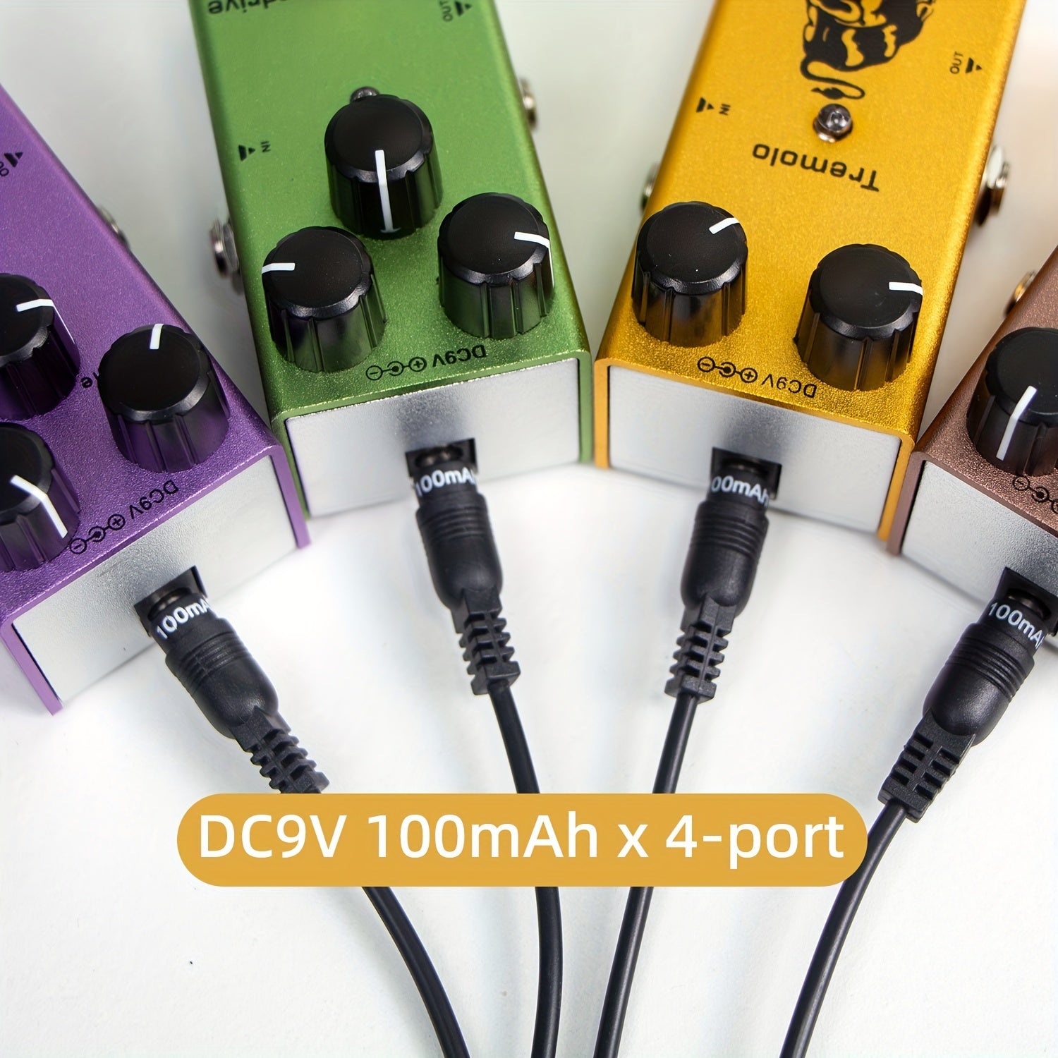 Guitar Pedal Power Supply with 8 Outputs and USB 9V DC Adapter