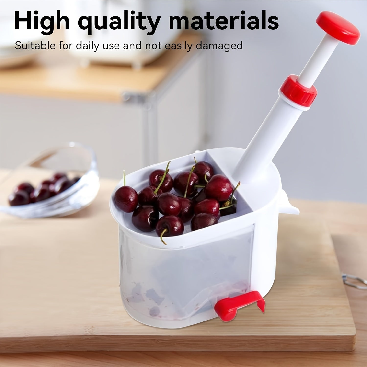 Multi-Function Fruit Pitter Tool for Cherries Olives and Grapes