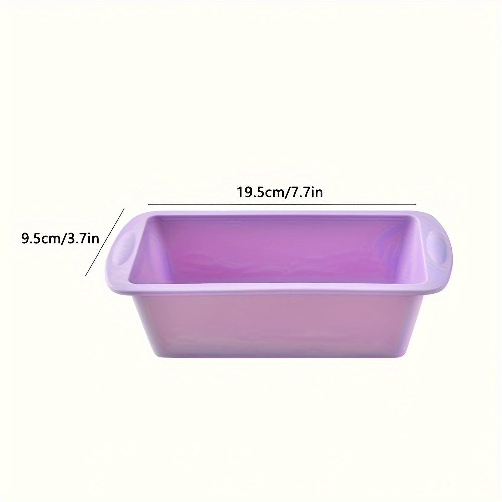 Silicone Loaf Pan Set 2 Non-Stick Baking Pans for Bread Brownies Cakes