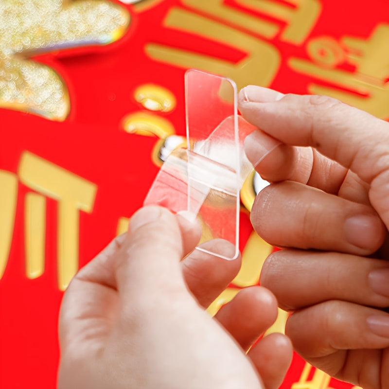 120 piezas de cinta adhesiva de doble cara de alta resistencia, ganchos de montaje para pared impermeables para cocina y baño