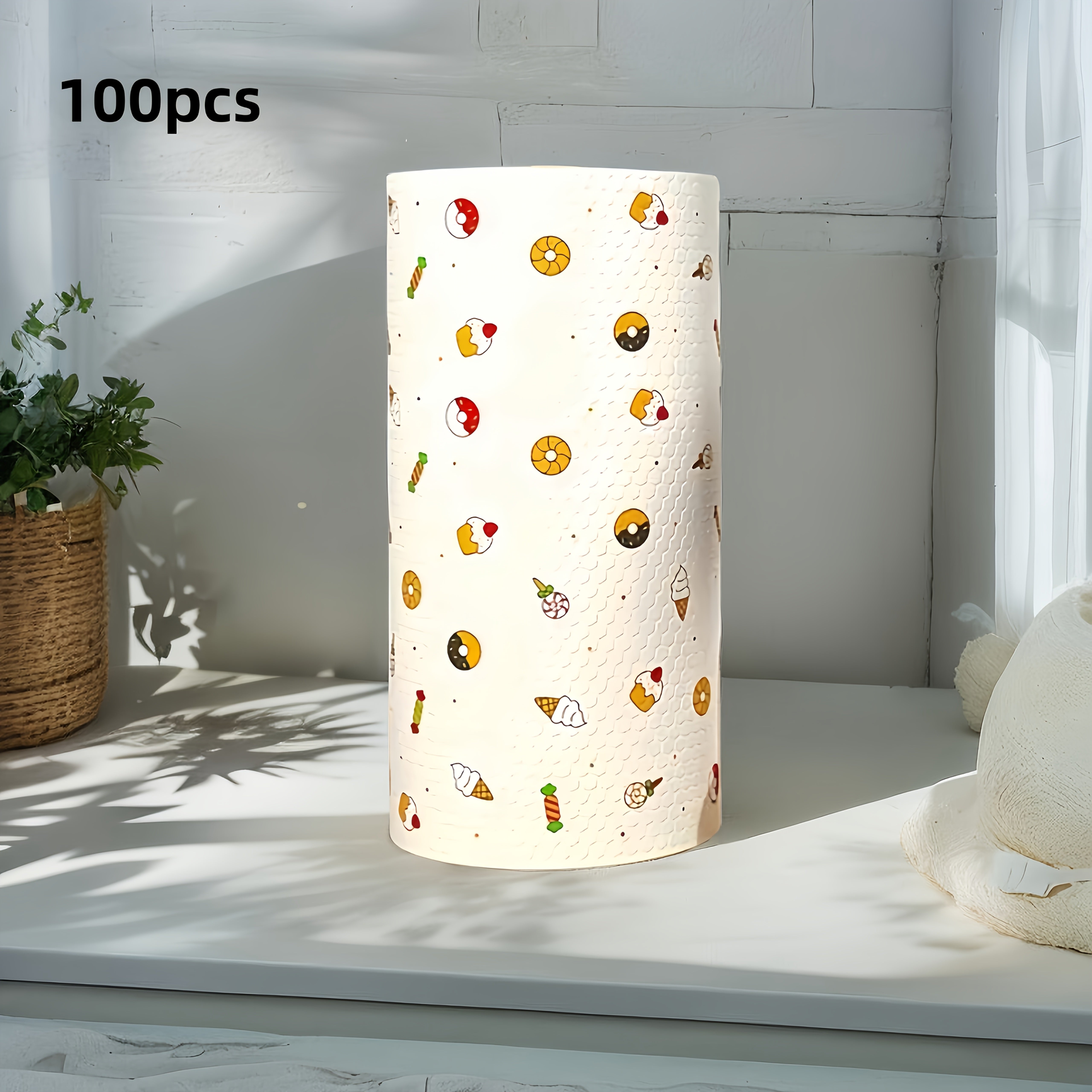 Toallas de tela no tejida PET desechables para limpieza 50/100/200/400, resistentes al aceite, reutilizables, para cocina