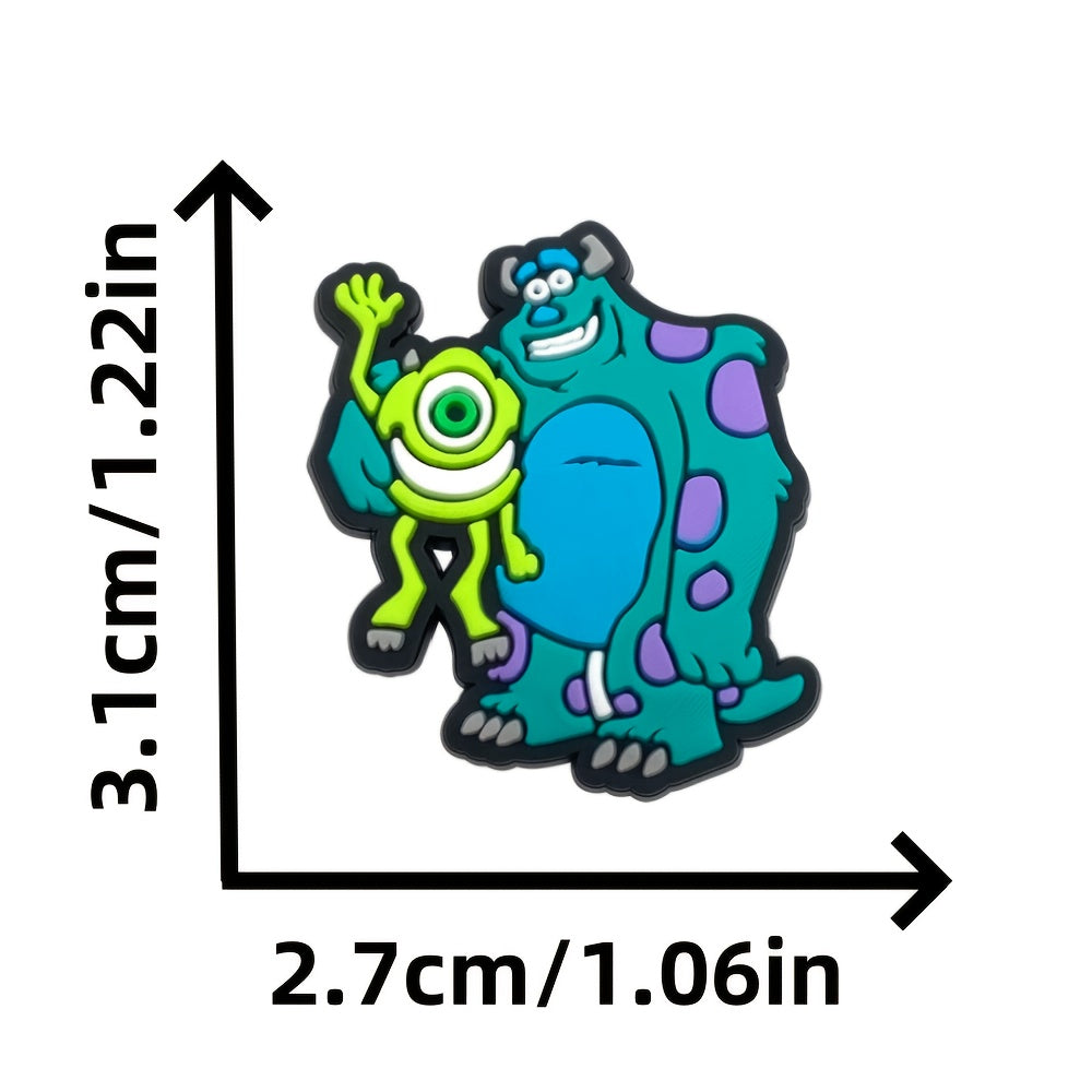 40 Pcs Kids Shoe Charms PVC Decorations for Bubble Slides with Buttons